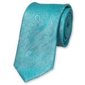 Cravate de Mariage Turquoise – Image 1