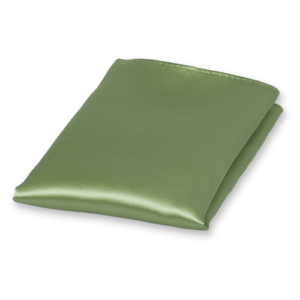 Pochette Vert sauge de satin polyester – Image 1