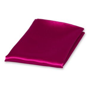 Pochette fuchsia de satin polyester – Image 1