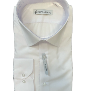 Chemise Slim Fit Blanche – Image 1