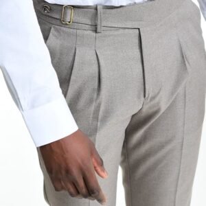 Pantalon Beige Sartorial – Image 3