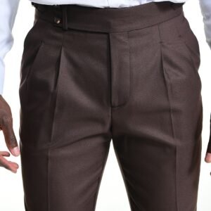 Pantalon Brun Sartorial – Image 3